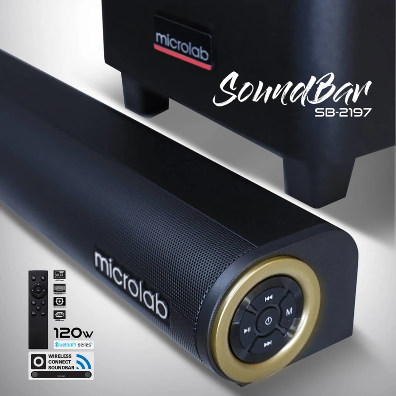 ساندبار بی‌سیم میکرولب مدل BT-S2197