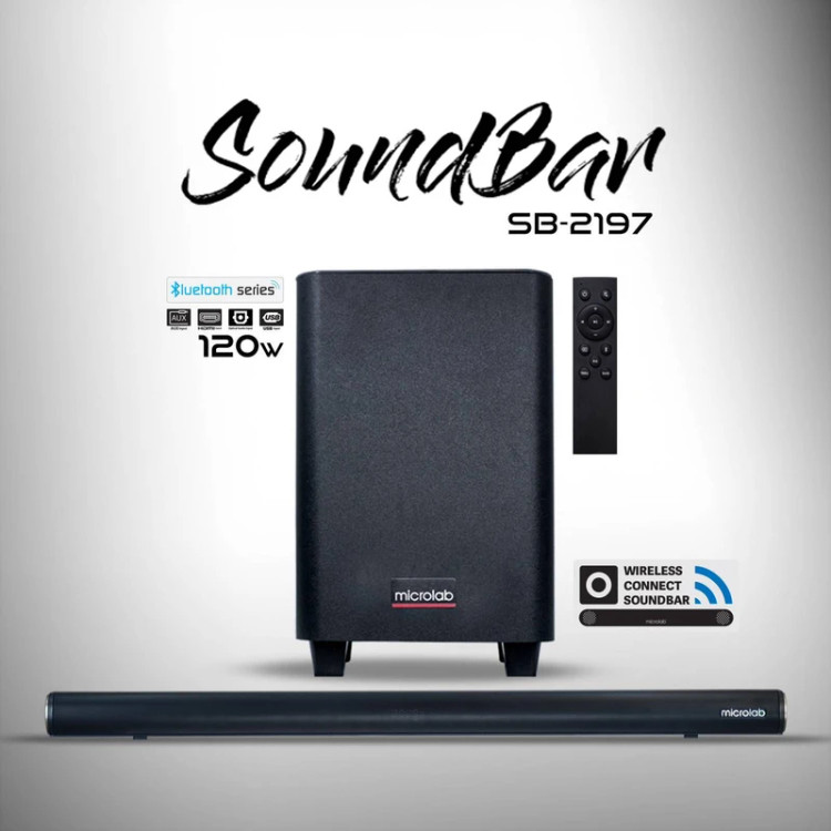 ساندبار بیسیم میکرولب مدل BT-S2197
